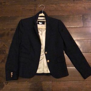 J. crew Navy schoolboy blazer with gold buttons
